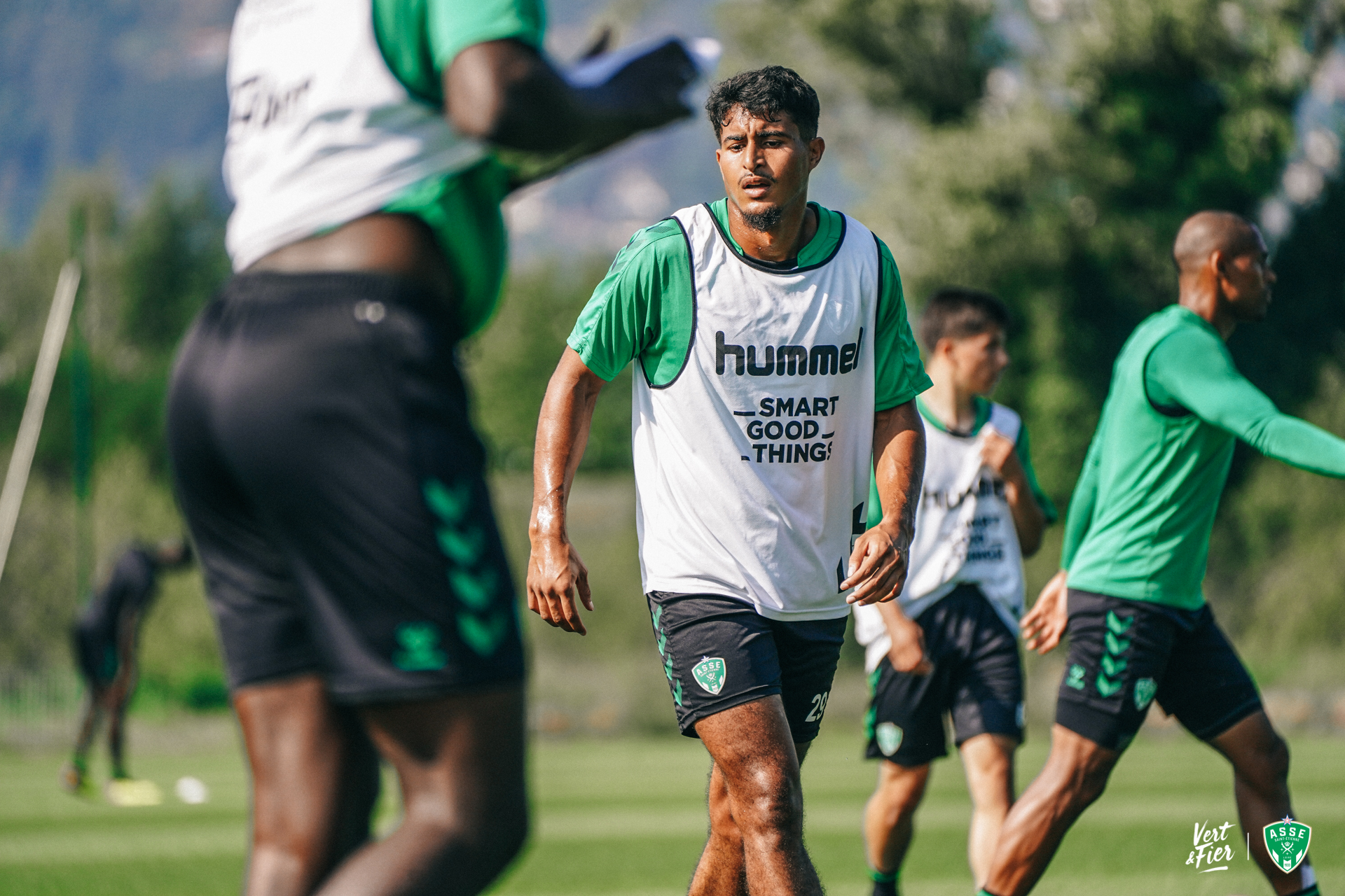 CARTE JOUEUR ENTRAINEUR ASSE Rudy Garcia saison 2000/2001 AS