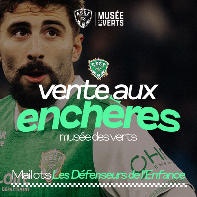 Vente aux enchères des maillots d'ASSE-Bastia