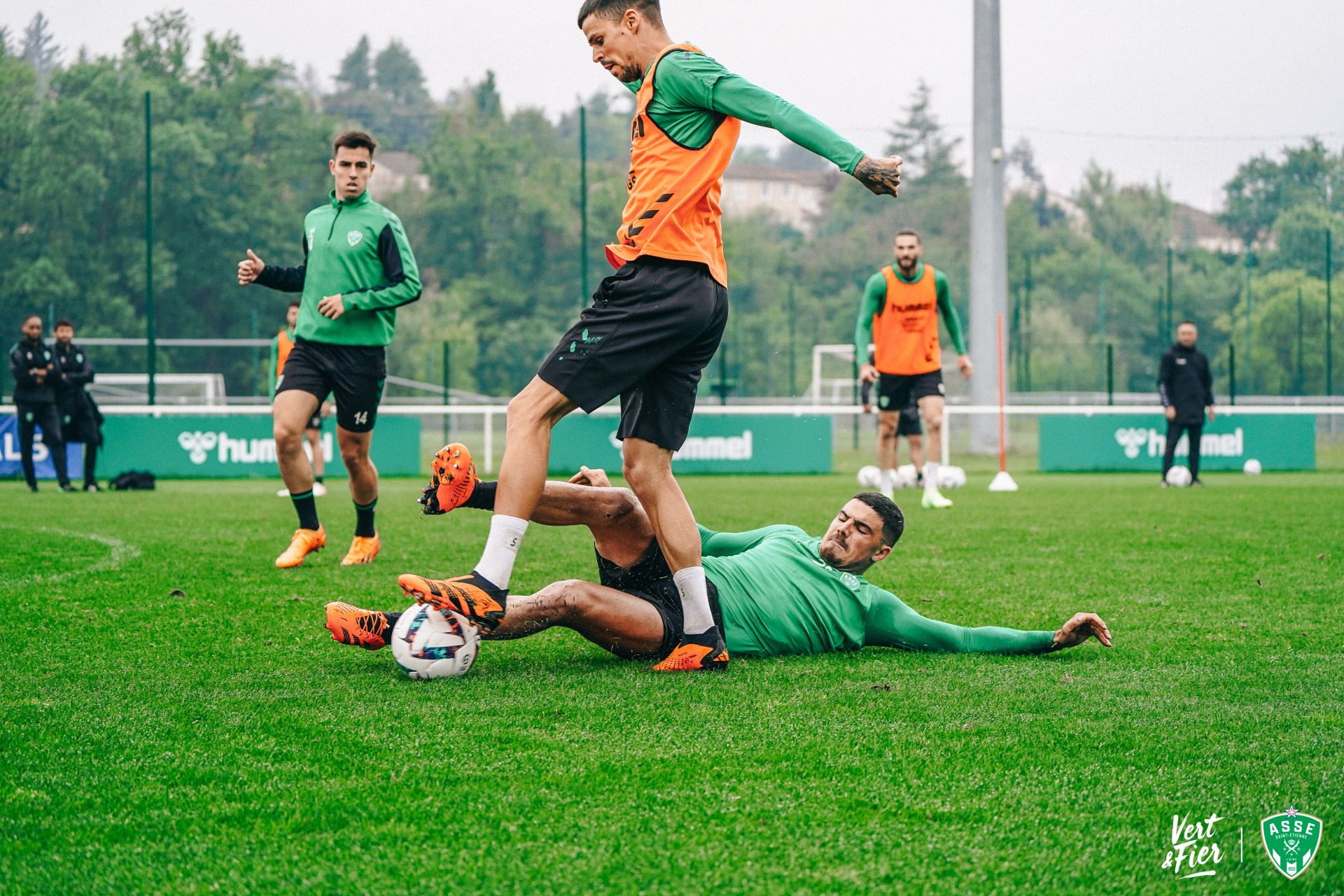ENTRAÎNEMENT - Reprise humide pour les Verts !