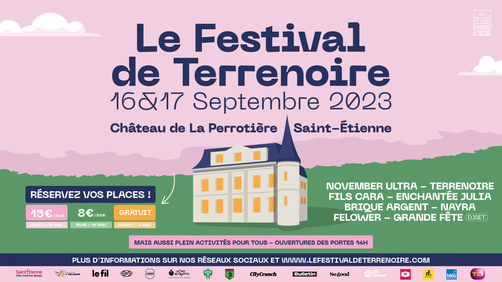 Club - LE FESTIVAL DE TERRENOIRE les 16 et 17 septembre prochains