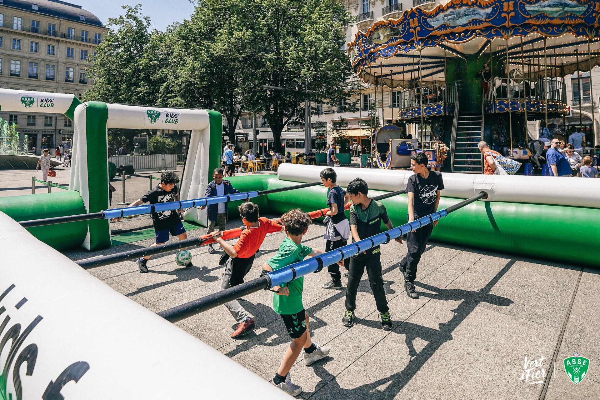 #ASSEASC - Avec le Kids'Club, Saint-Étienne se pare de Vert ce week-end !