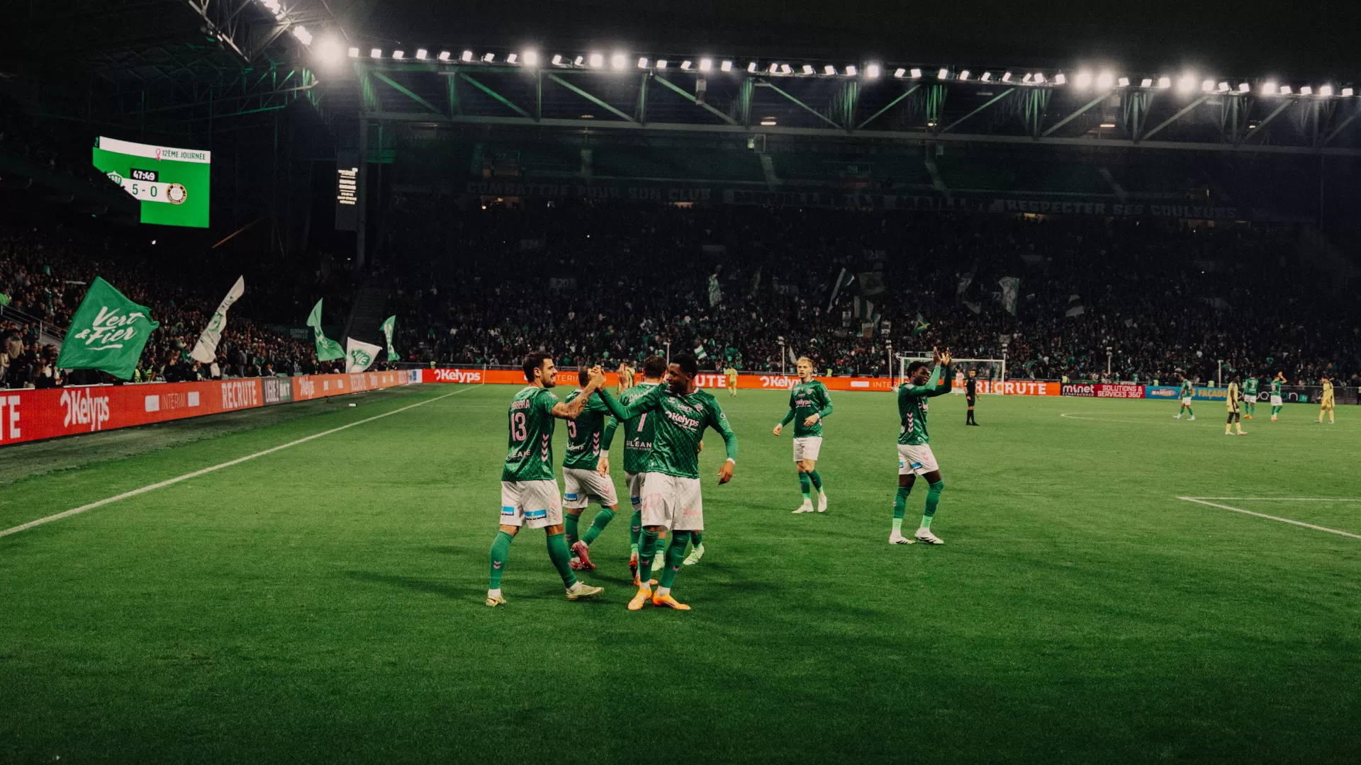 Le récital des Verts vu de la pelouse