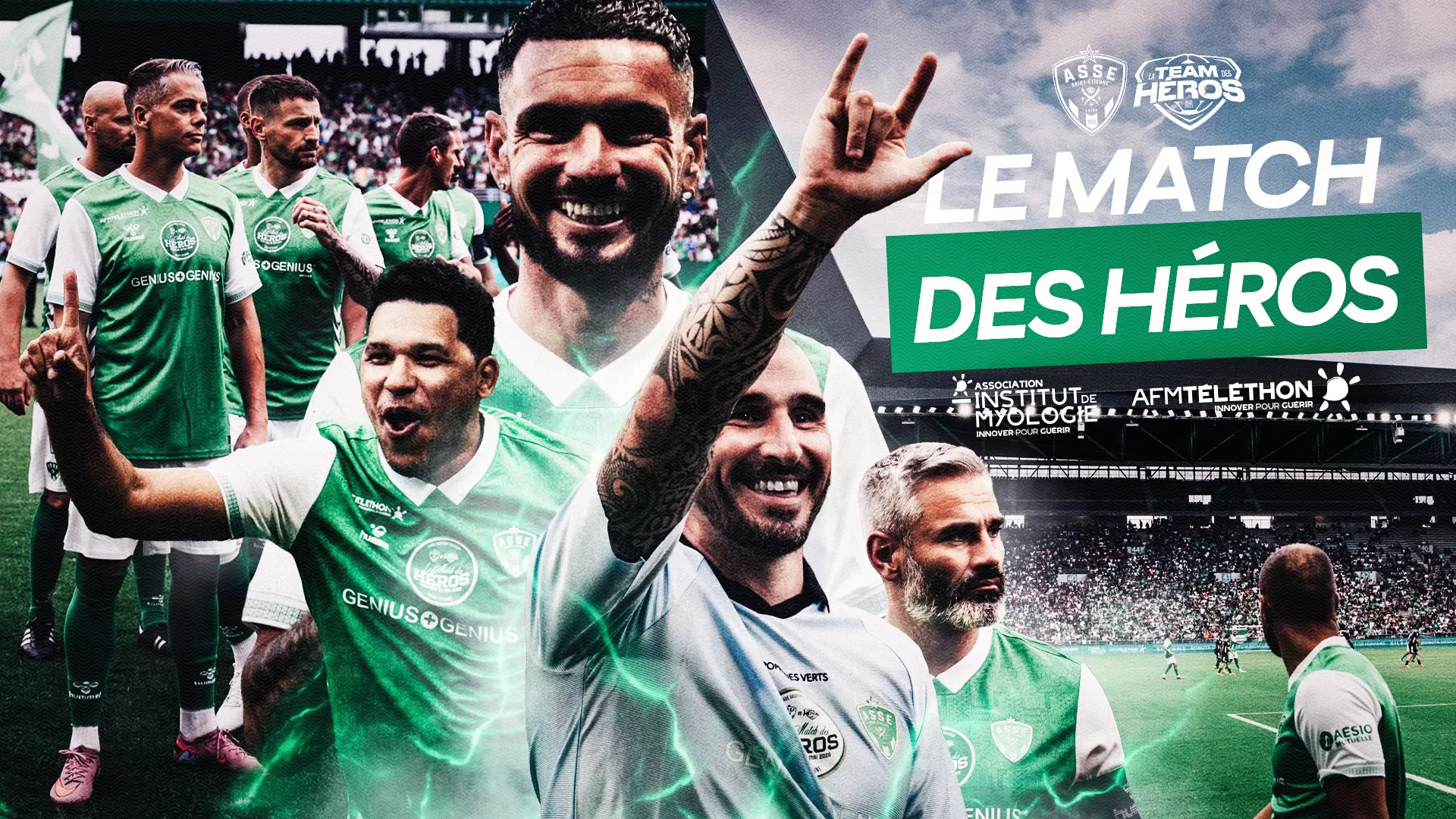 Quand les L&Eacute;GENDES DES VERTS affrontent la TEAM DES H&Eacute;ROS  💚