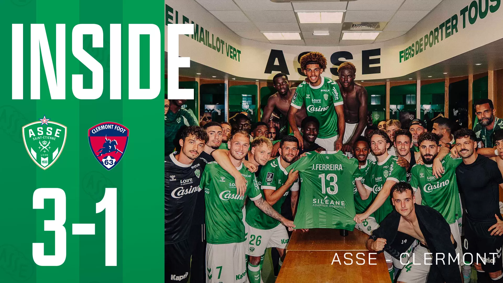 Le film de ASSE - Clermont : Une &eacute;quipe en construction 