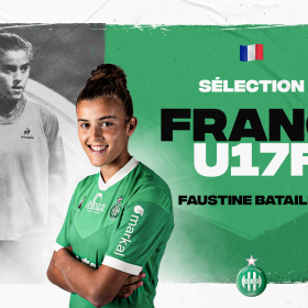 Faustine Bataillard avec les Bleues !