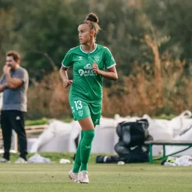 Faustine Bataillard avec les Bleuettes