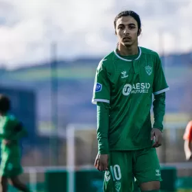 Yanis Mimoun avec l'Algérie U17