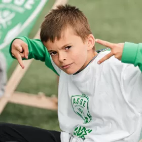 Lot Maillot Et Sac ASSE Kids Club - Les Verts, AS Saint-Etienne, Taille S (Occasion)