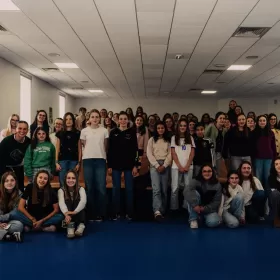 Les Vertes &agrave; la rencontre des jeunes sportives du coll&egrave;ge Mario Meunier !