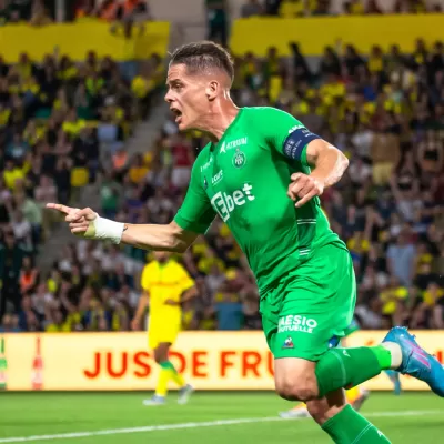 Le but de Romain Hamouma qui qualifie les Verts pour les barrages