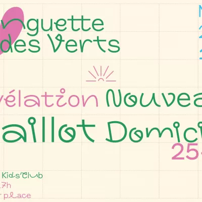 Rendez-vous dès 17h à la Guinguette des Verts !