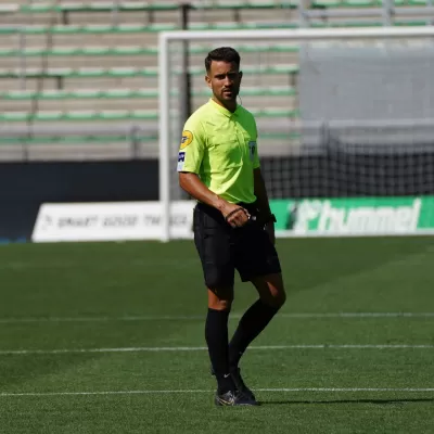 Mathieu Vernice au sifflet