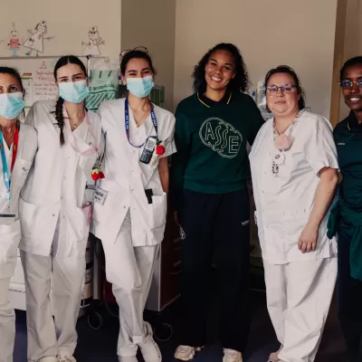 Un moment de partage au CHU de Saint-&Eacute;tienne