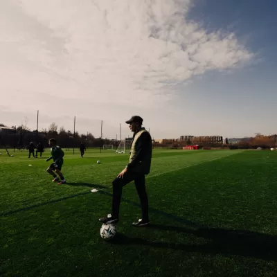 Les 19 Verts pour la r&eacute;ception du Red Star