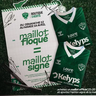 Jusqu'&agrave; mardi, maillot floqu&eacute; = maillot sign&eacute; !