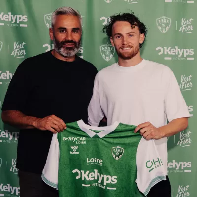 Jakob Breum, nouveau milieu offensif de l'AS Saint-&Eacute;tienne
