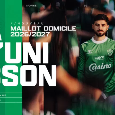 L'ASSE et hummel r&eacute;v&egrave;lent le maillot domicile 2026/2027 et le retour de Casino comme Partenaire majeur