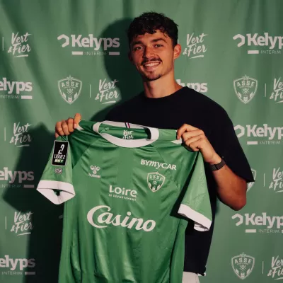 Lucas Lavall&eacute;e, nouveau gardien de but des Verts