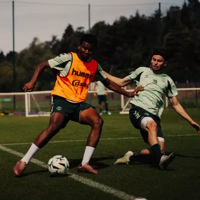 Nouvelle s&eacute;ance sous la chaleur pour les Verts ! 