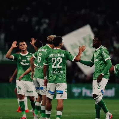 Le succ&egrave;s des Verts en photos
