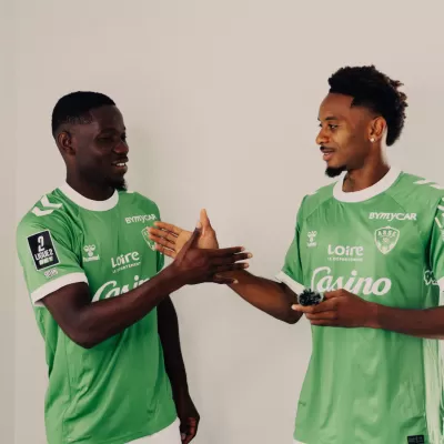Les backstages du media day en photos des Verts !