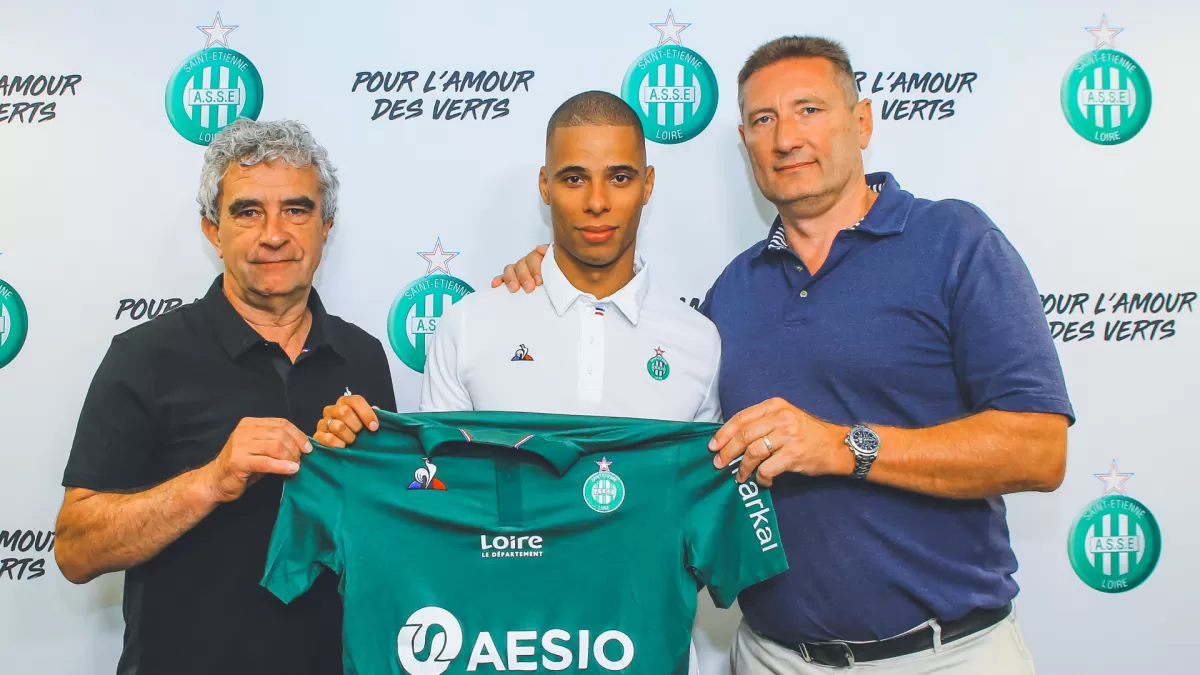 Maillot Domicile saint etienne Kévin MONNET-PAQUET Maillot Domicile saint etienne Kévin MONNET-PAQUET