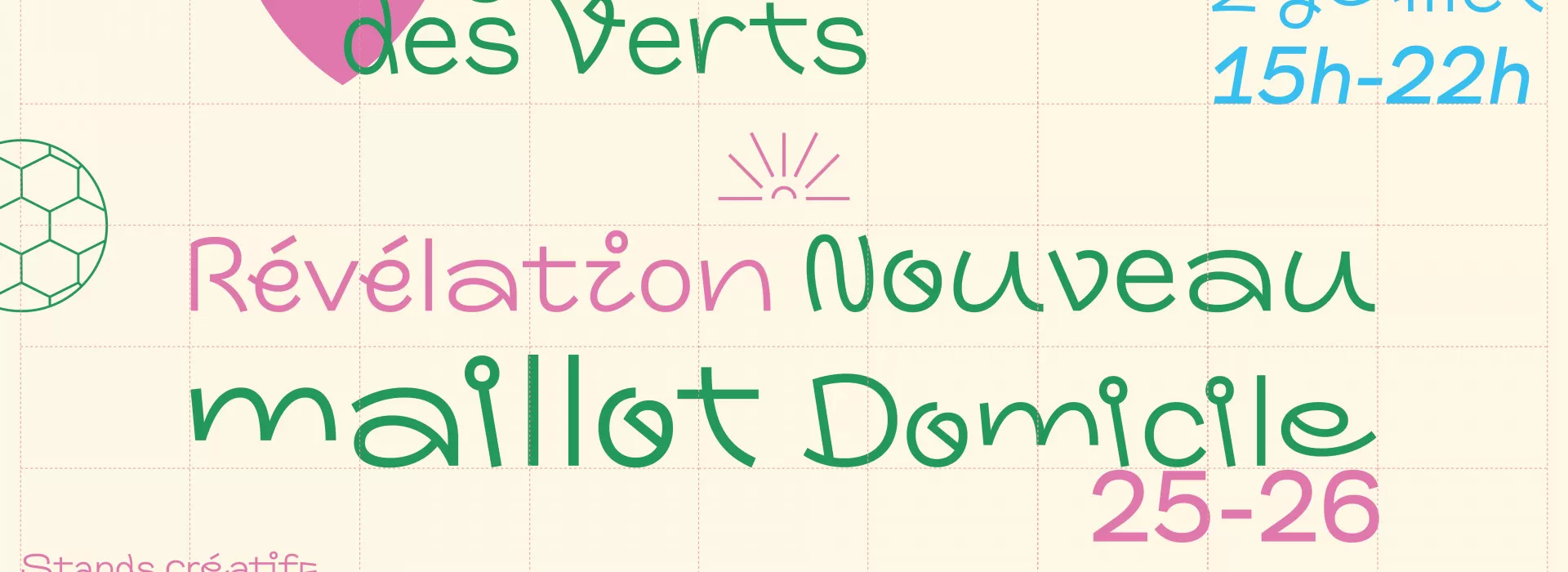 Rendez-vous à la Guinguette des Verts le mercredi 2 juillet prochain