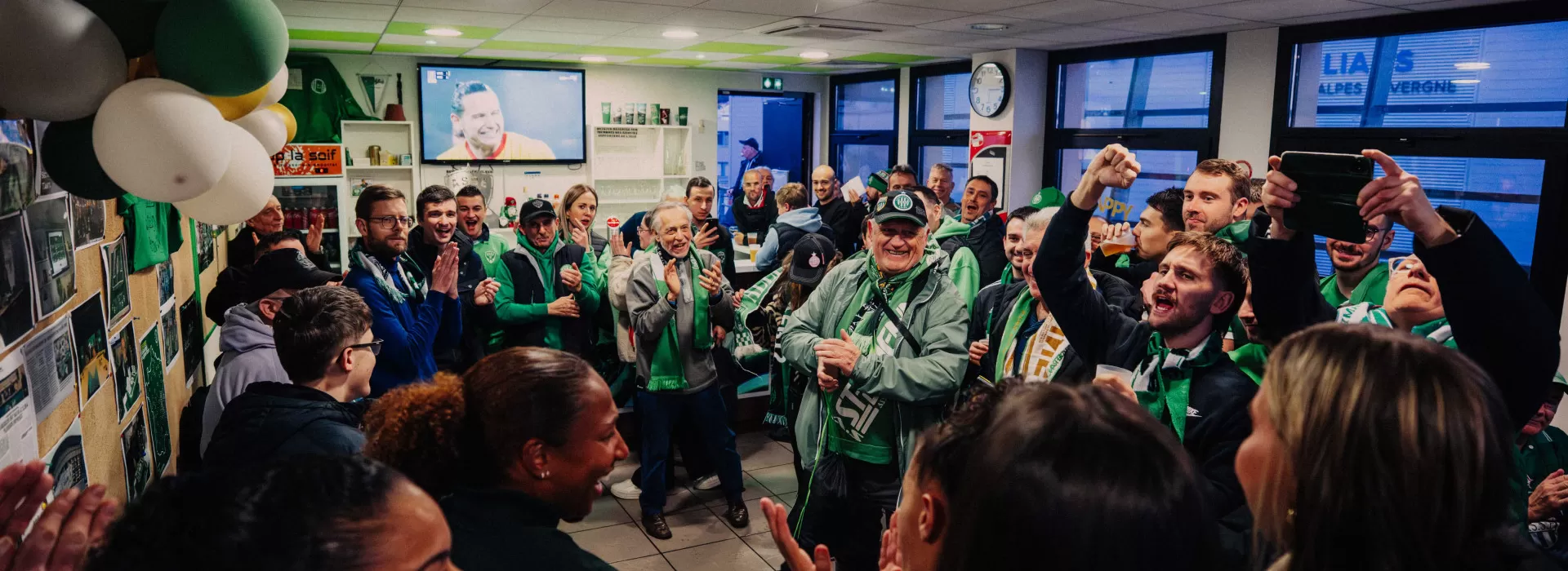 Les Vertes &agrave; la rencontre des Associ&eacute;s Supporters !
