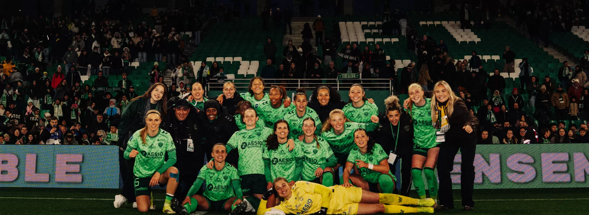 La victoire des Vertes en photos