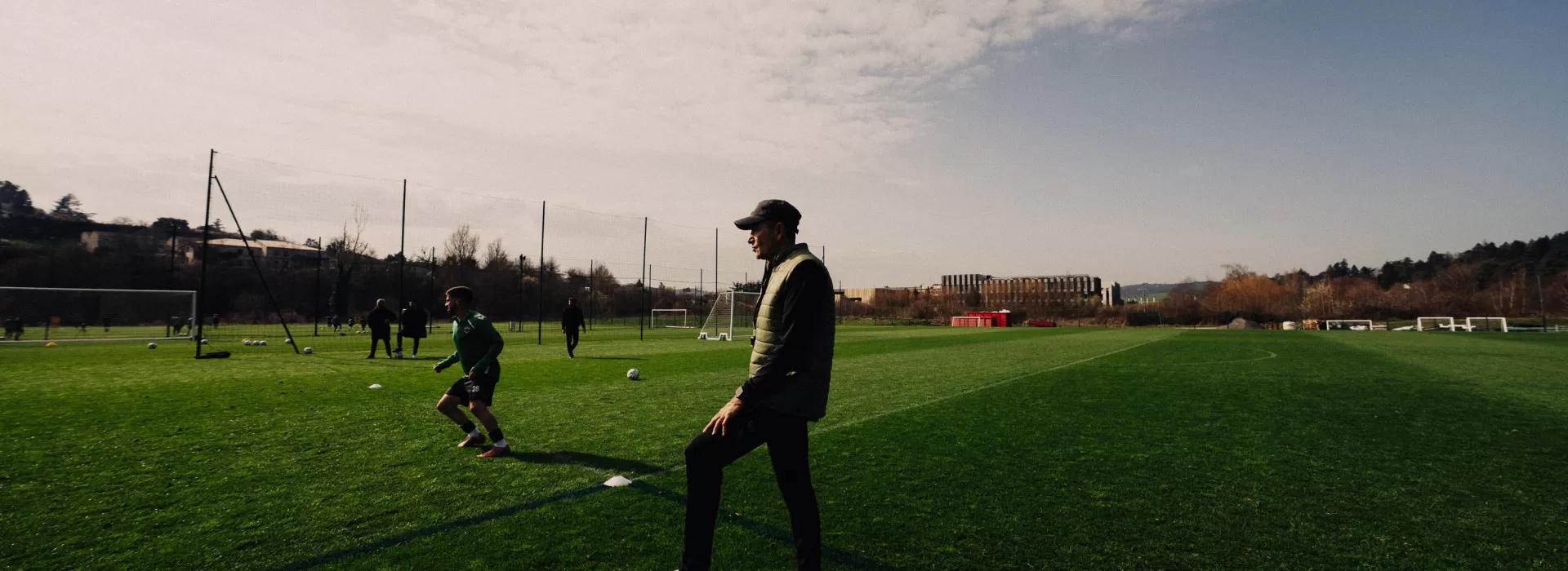 Les 19 Verts pour la r&eacute;ception du Red Star