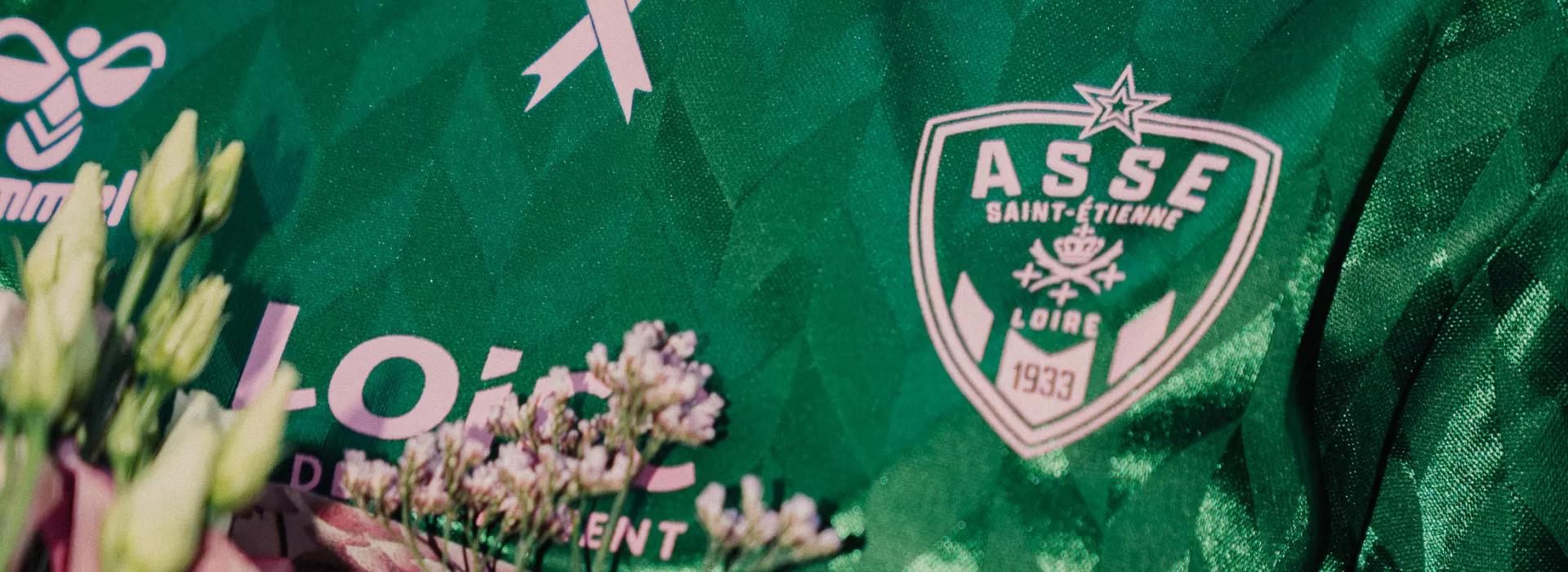 L'AS Saint-&Eacute;tienne poursuit son engagement contre le cancer du sein