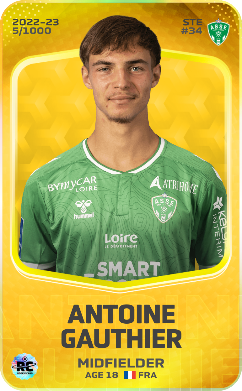 Carte Sorare de Gauthier