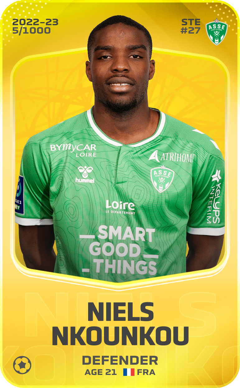 Carte Sorare de Nkounkou